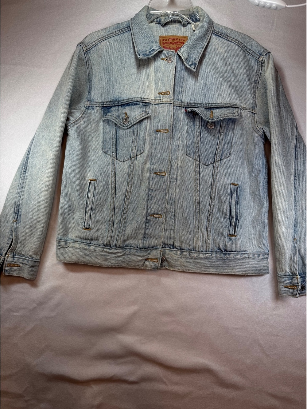 Levi's ladies Medium Light Wash Denim Jacket